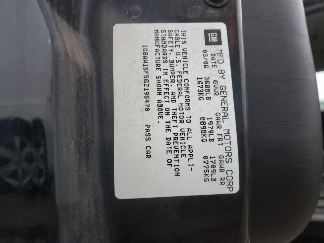 1G8AW15F56Z195470 - 2006 SATURN ION LEVEL 3 BLACK photo 12