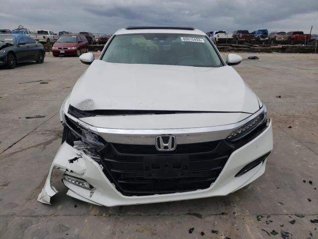 1HGCV2F99KA031956 - 2019 HONDA ACCORD TOURING WHITE photo 5