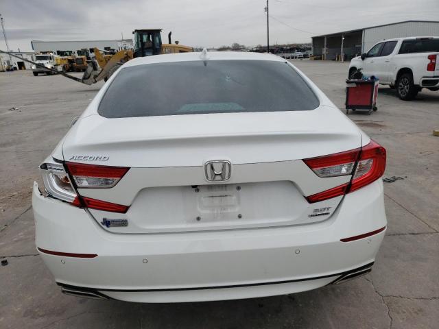 1HGCV2F99KA031956 - 2019 HONDA ACCORD TOURING WHITE photo 6