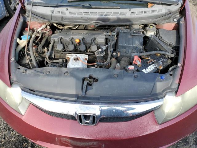 2HGFA16939H509495 - 2009 HONDA CIVIC EXL ბურგუნდია ფოტო 11