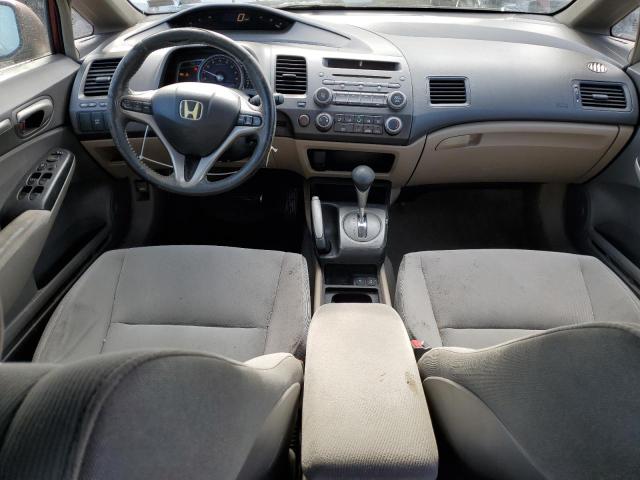 2HGFA16939H509495 - 2009 HONDA CIVIC EXL ბურგუნდია ფოტო 8