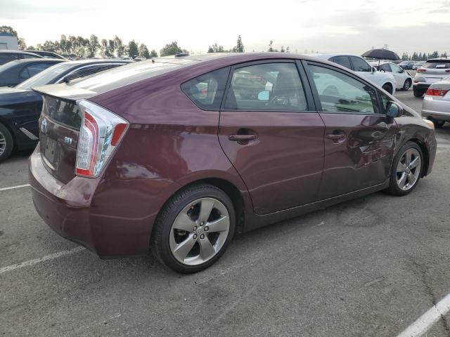 JTDKN3DU5D5594022 - 2013 TOYOTA PRIUS 勃艮第红 照片 3