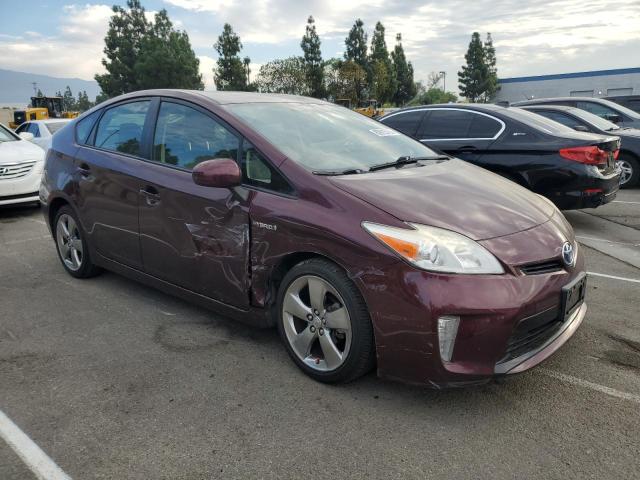 JTDKN3DU5D5594022 - 2013 TOYOTA PRIUS 勃艮第红 照片 4