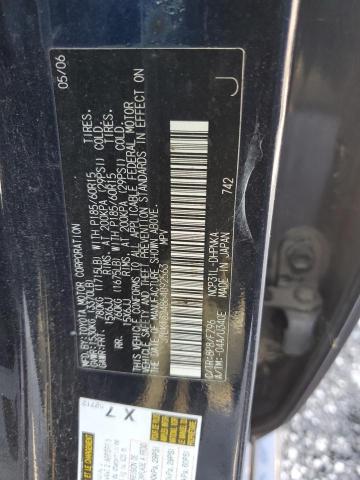 JTLKT324864092563 - 2006 TOYOTA SCION XB BLUE photo 13