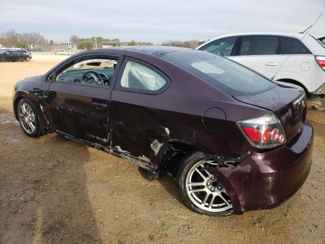 JTKDE167780237750 - 2008 TOYOTA SCION TC BURGUNDY photo 2