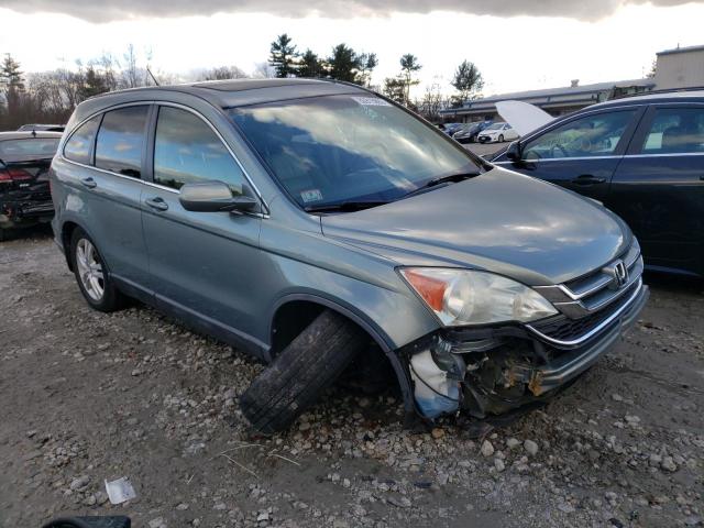 5J6RE4H73AL022540 - 2010 HONDA CR-V EXL BLUE photo 4