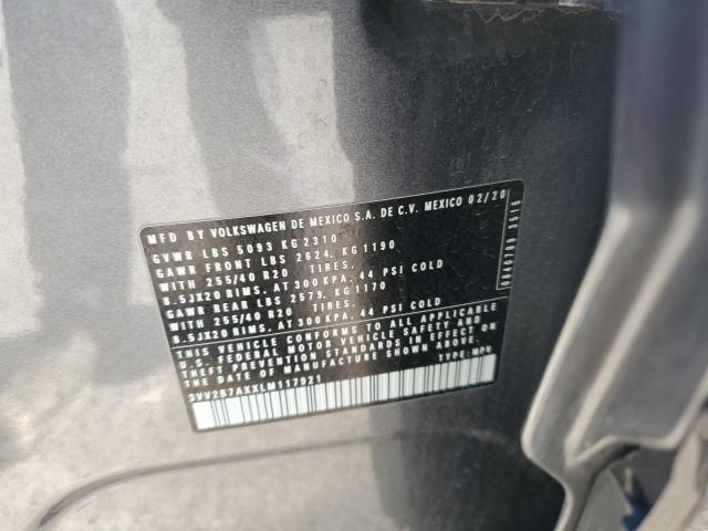 3VV2B7AXXLM117921 - 2020 VOLKSWAGEN TIGUAN SE 灰色 照片 13