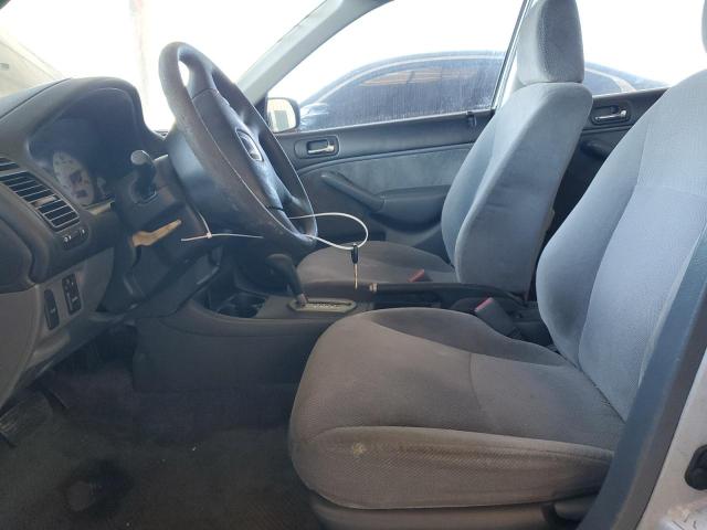 2HGES16572H544696 - 2002 HONDA CIVIC LX SILVER photo 7