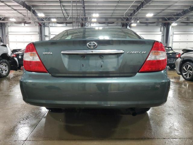 4T1BE32K43U220776 - 2003 TOYOTA CAMRY LE GREEN photo 6