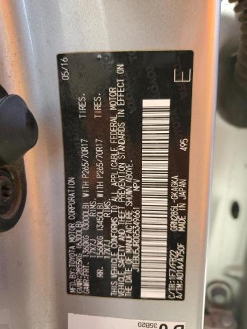 JTEBU5JR0G5349661 - 2016 TOYOTA 4RUNNER SR5/SR5 PREMIUM 银色 照片 14