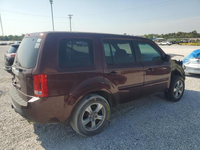 5FNYF3H56DB024281 - 2013 HONDA PILOT EXL BURGUNDY photo 3