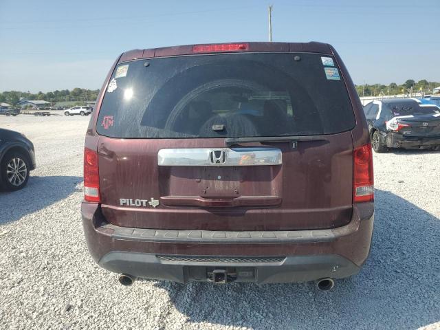 5FNYF3H56DB024281 - 2013 HONDA PILOT EXL BURGUNDY photo 6
