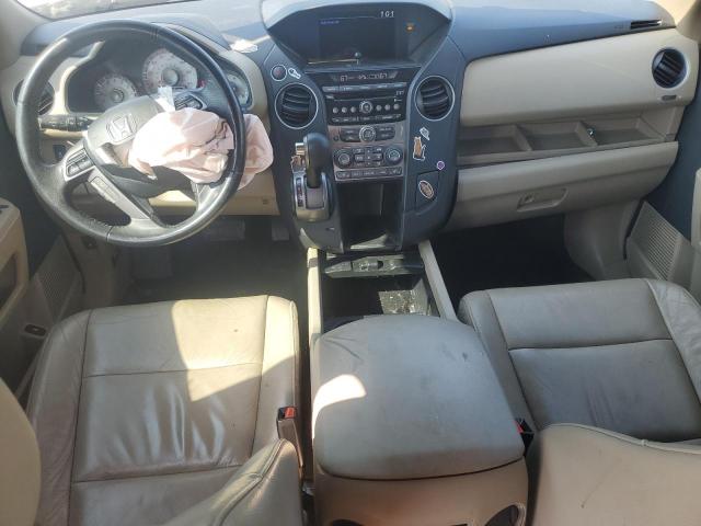 5FNYF3H56DB024281 - 2013 HONDA PILOT EXL BURGUNDY photo 8