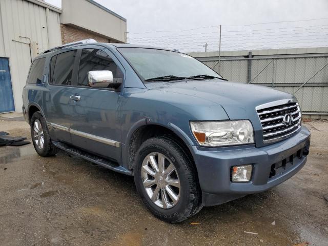 5N3AA08C08N906912 - 2008 INFINITI QX56 BLUE photo 4