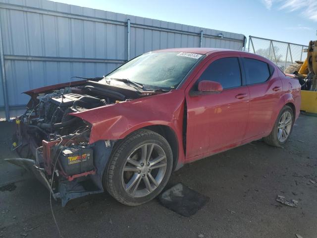 1C3CDZCB2DN567911 - 2013 DODGE AVENGER SXT RED photo 1