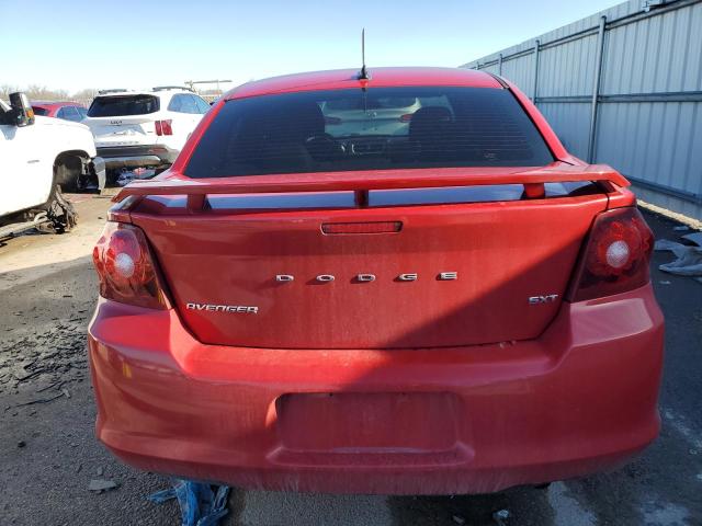 1C3CDZCB2DN567911 - 2013 DODGE AVENGER SXT RED photo 6