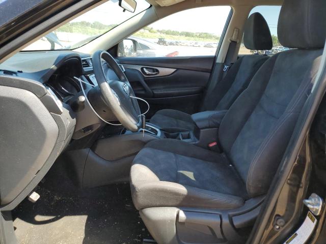 KNMAT2MV8GP608976 - 2016 NISSAN ROGUE S BLACK photo 7