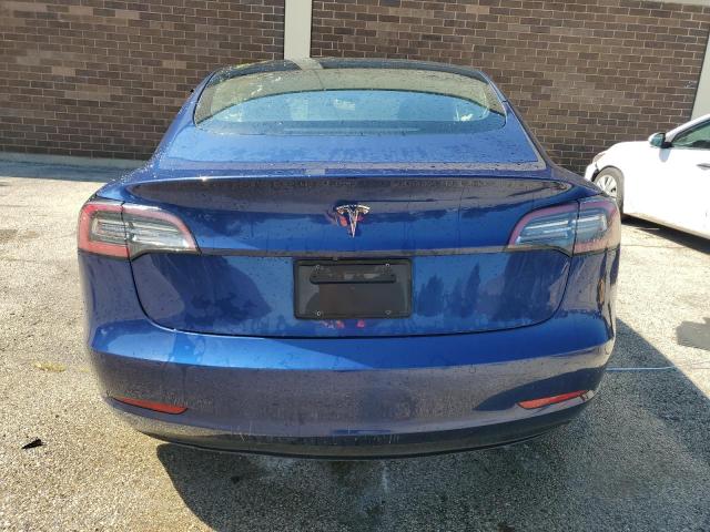 5YJ3E1EA3NF303918 - 2022 TESLA MODEL 3 ლურჯი ფოტო 6