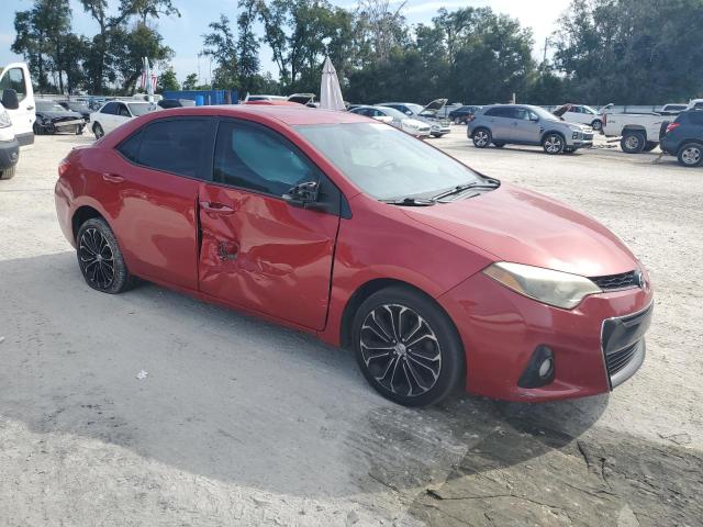 2T1BURHE2FC232440 - 2015 TOYOTA COROLLA L 红色 照片 4