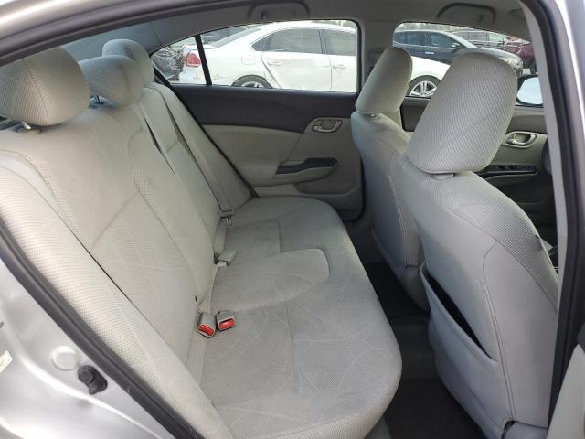 19XFB2F54CE002879 - 2012 HONDA CIVIC LX ვერცხლისფერი ფოტო 10