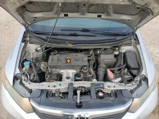 19XFB2F54CE002879 - 2012 HONDA CIVIC LX ვერცხლისფერი ფოტო 11