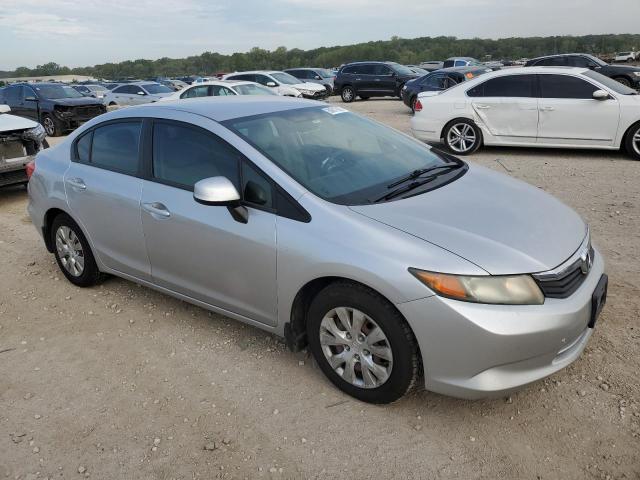 19XFB2F54CE002879 - 2012 HONDA CIVIC LX ვერცხლისფერი ფოტო 4