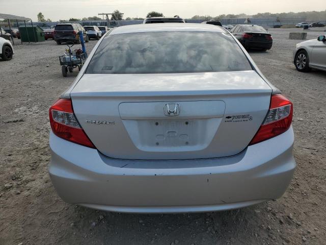 19XFB2F54CE002879 - 2012 HONDA CIVIC LX ვერცხლისფერი ფოტო 6