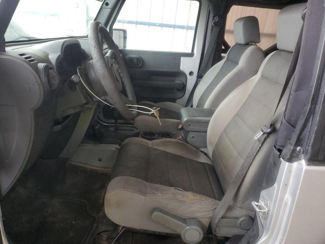 1J4FA24147L108727 - 2007 JEEP WRANGLER X 银色 照片 7