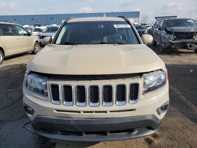 1C4NJDEB5HD139372 - 2017 JEEP COMPASS LATITUDE BEIGE photo 5