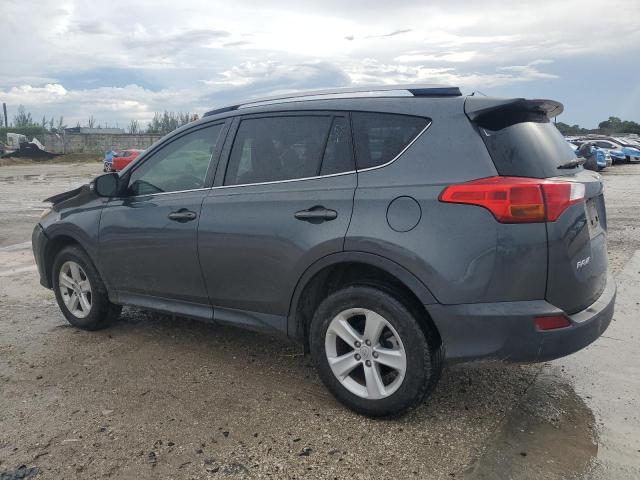 JTMWFREV9DD004936 - 2013 TOYOTA RAV4 XLE GRAY photo 2