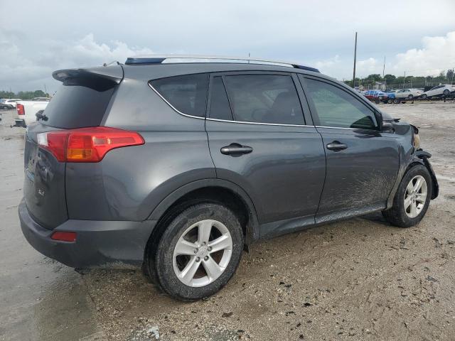 JTMWFREV9DD004936 - 2013 TOYOTA RAV4 XLE GRAY photo 3