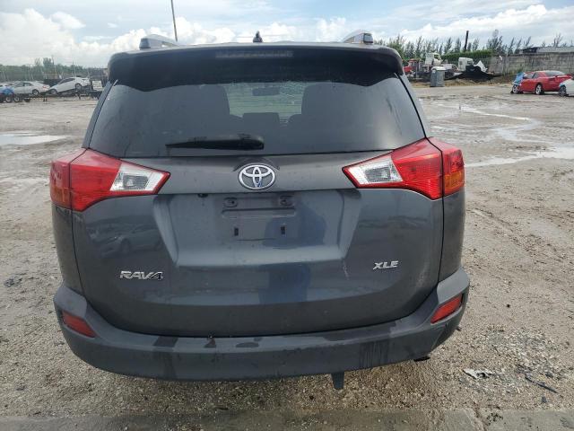 JTMWFREV9DD004936 - 2013 TOYOTA RAV4 XLE GRAY photo 6