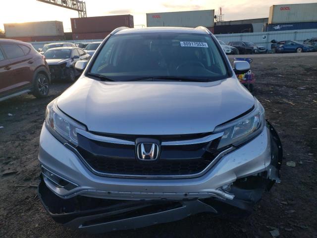 2HKRM4H74GH713940 - 2016 HONDA CR-V EXL SILVER photo 5