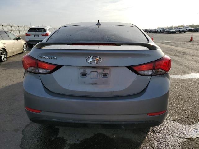 KMHDH4AE0FU224328 - 2015 HYUNDAI ELANTRA SE SILVER photo 6