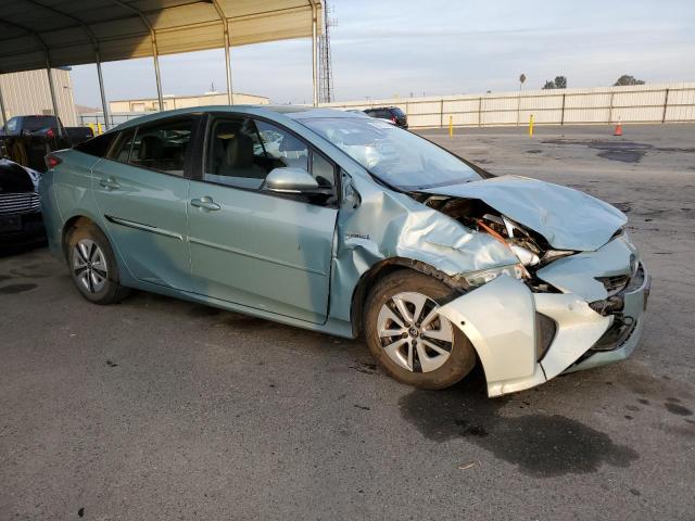 JTDKARFU1H3052655 - 2017 TOYOTA PRIUS TEAL photo 4