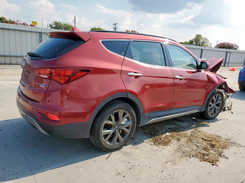 5XYZW4LA6JG532205 - 2018 HYUNDAI SANTA FE SPORT Kırmızı fotoğraf 3
