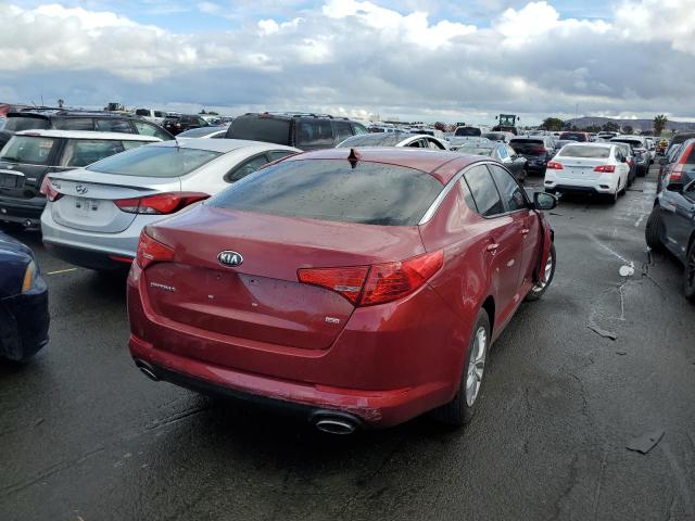 5XXGM4A72DG132218 - 2013 KIA OPTIMA LX RED photo 3