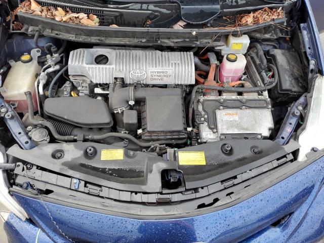 JTDZN3EU7C3023753 - 2012 TOYOTA PRIUS V BLUE photo 11