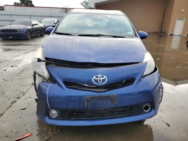 JTDZN3EU7C3023753 - 2012 TOYOTA PRIUS V BLUE photo 5