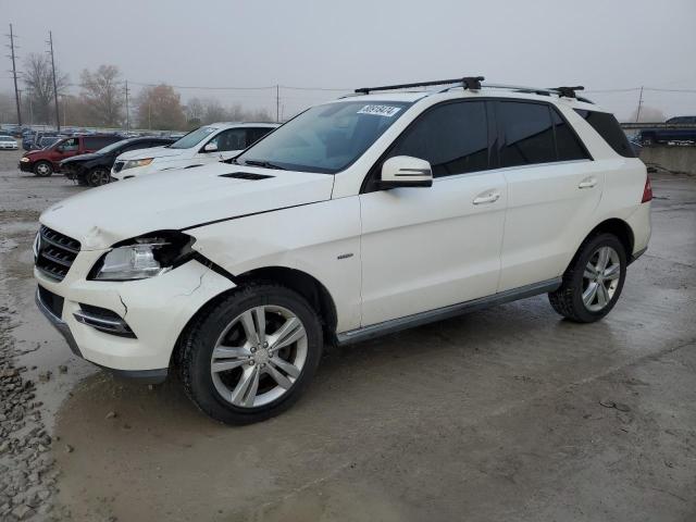 4JGDA5HB5CA065129 - 2012 MERCEDES-BENZ ML 350 4MATIC WHITE photo 1