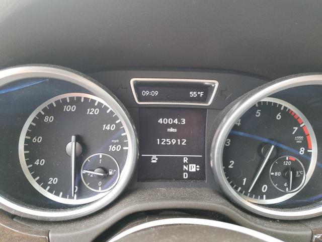 4JGDA5HB5CA065129 - 2012 MERCEDES-BENZ ML 350 4MATIC WHITE photo 9