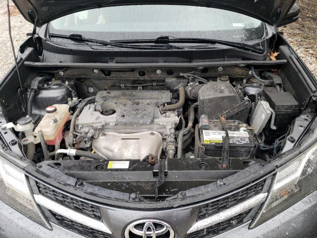 JTMRFREV8FD159834 - 2015 TOYOTA RAV4 XLE GRAY photo 12