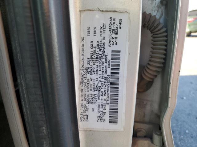 5TEGN92N13Z212309 - 2003 TOYOTA TACOMA DOUBLE CAB PRERUNNER SILVER photo 12