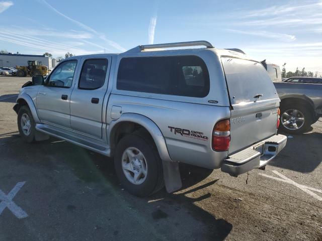 5TEGN92N13Z212309 - 2003 TOYOTA TACOMA DOUBLE CAB PRERUNNER SILVER photo 2
