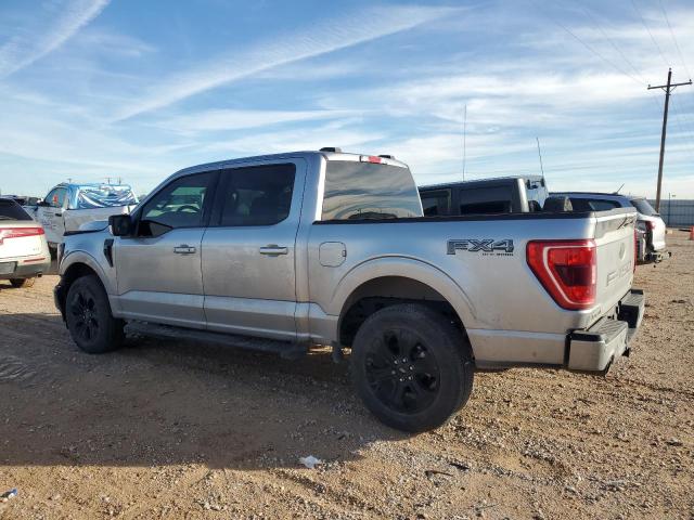 1FTFW1E80NFB06014 - 2022 FORD F-150 XLT SUPERCREW SILVER photo 2