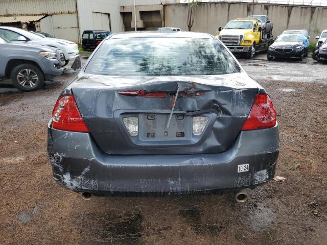 1HGCM664X7A066320 - 2007 HONDA ACCORD SE GRAY photo 6