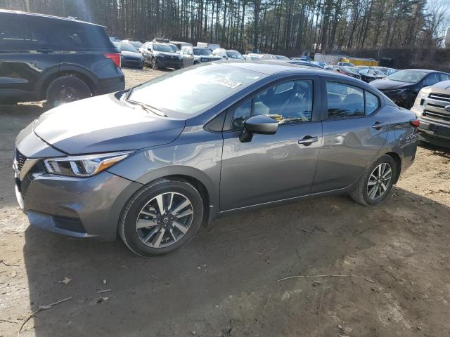 3N1CN8EVXNL861586 - 2022 NISSAN VERSA SV GRAY photo 1