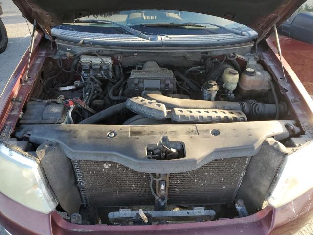 1FTVX12514NB35268 - 2004 FORD F150 BURGUNDY photo 11