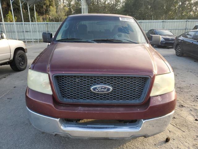 1FTVX12514NB35268 - 2004 FORD F150 BURGUNDY photo 5