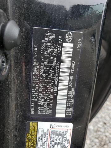 4T1BE46K07U137335 - 2007 TOYOTA CAMRY CE Qara foto 12